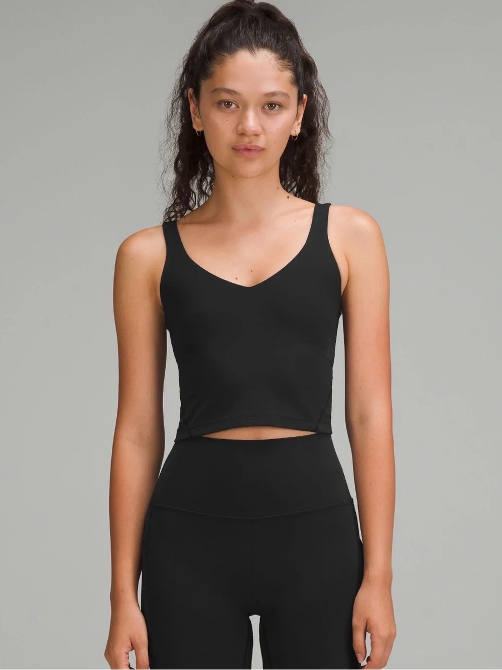 Lululemon Align Matching Set Black Tank + 25” Leggings Size 4
